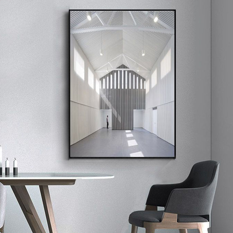 Norvo | Foto Gang Lerret Moderne stil Bygning maleri i lyse farger for studierommet