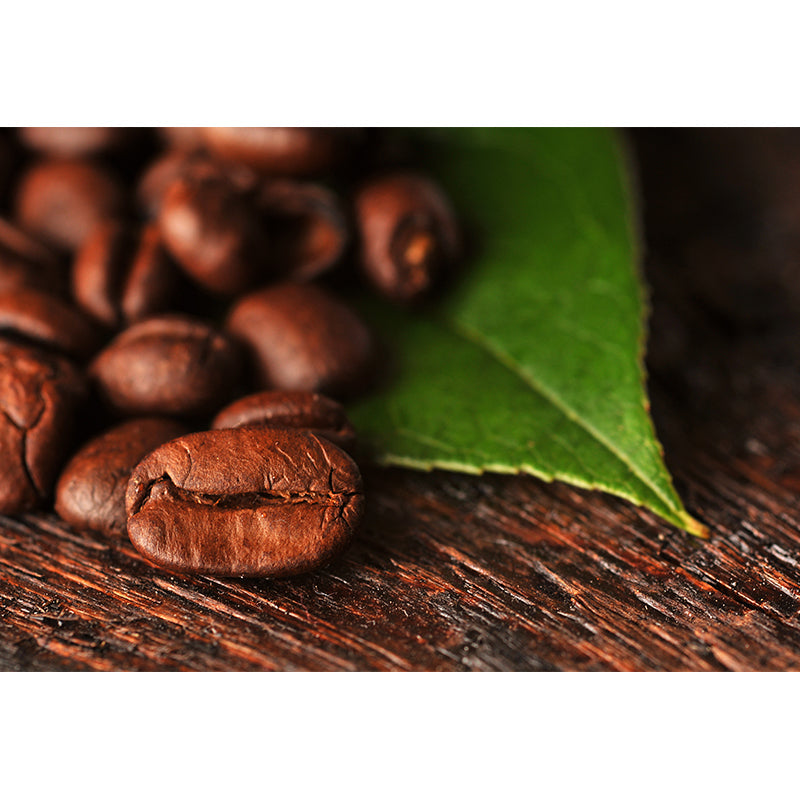 Norvo | Full-size fotografering moderne tapet med kaffebønner-grafikk i milde farger