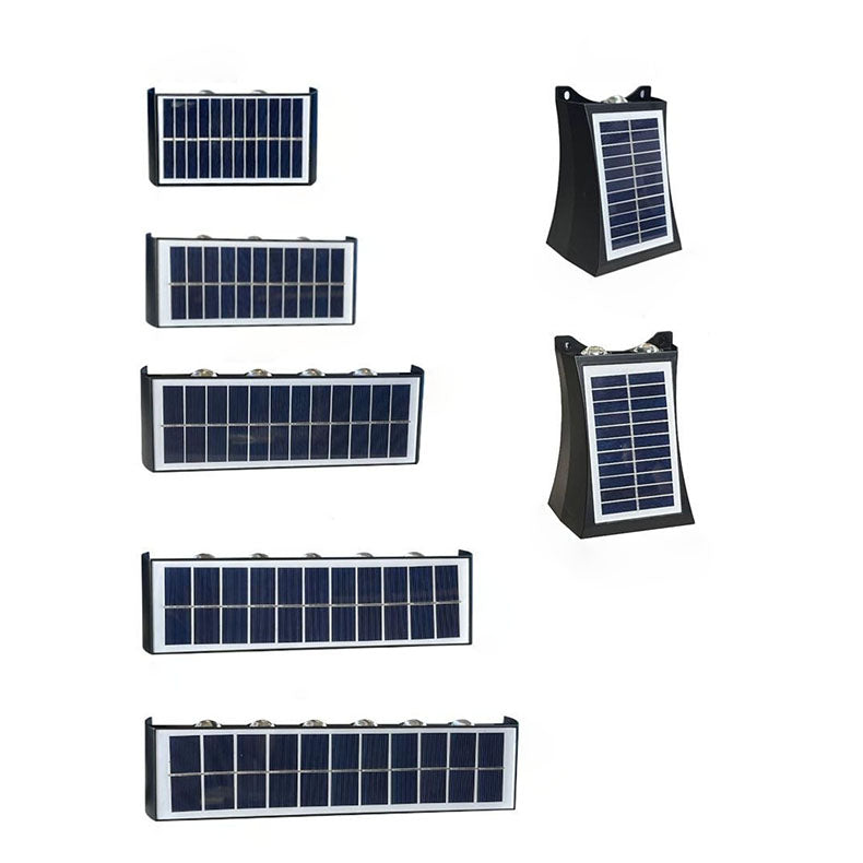 Norvo | Moderne Enkelhet Sol Vannavstøtende Rektangulær ABS PMMA LED Vegglampe For Utendørs Patio