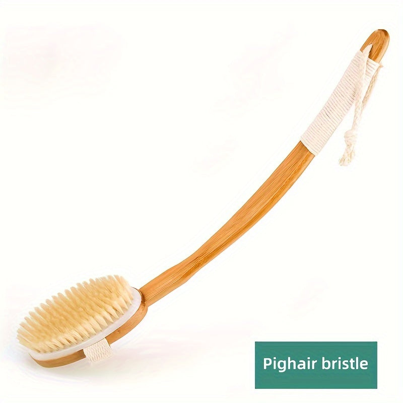 Norvo | Bak Villsvin Bustespong for Dusjen - Lang Tre Håndtak Badspong Koster, myke naturlige bust for ryggvask