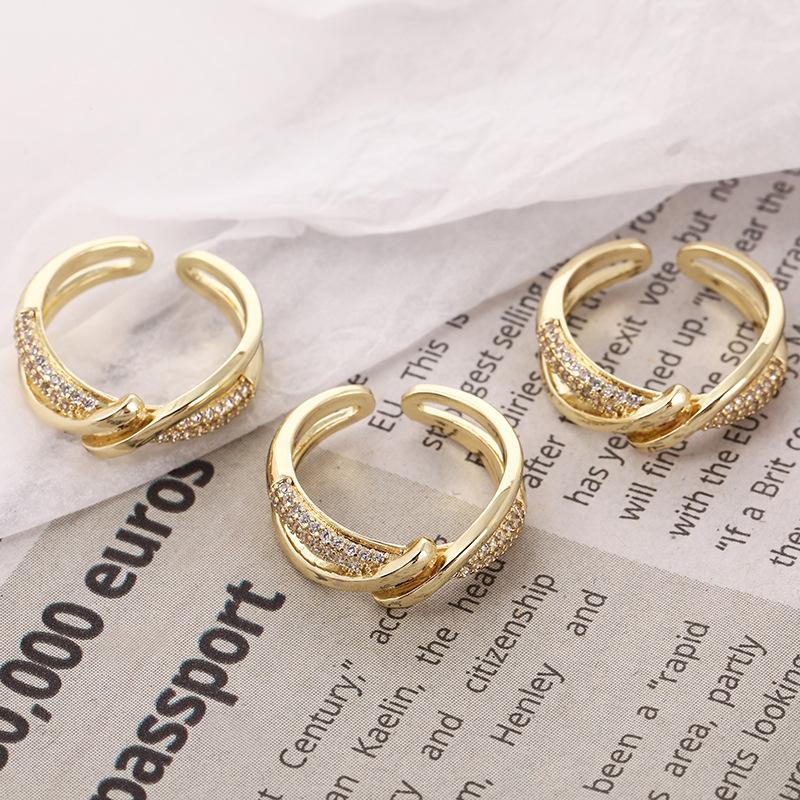 Norvo | Vintage gullbelagt justerbar ring