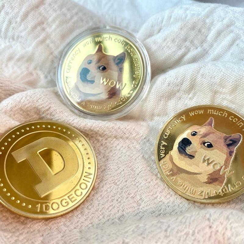 Norvo | UV Farge Trykk Dogecoin Minnemynt