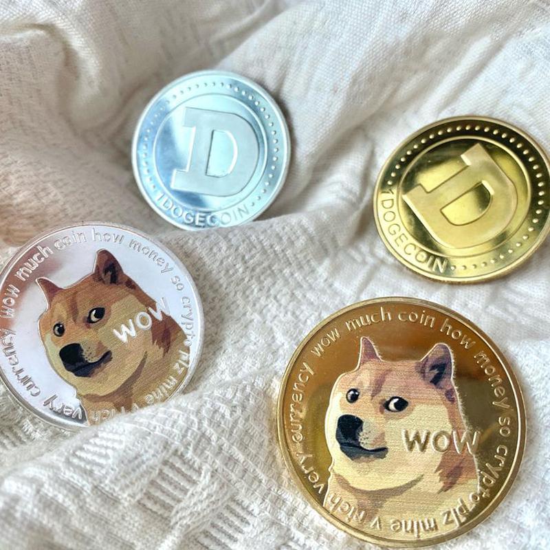 Norvo | UV Farge Trykk Dogecoin Minnemynt