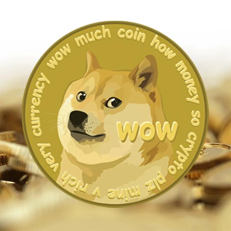 Norvo | UV Farge Trykk Dogecoin Minnemynt
