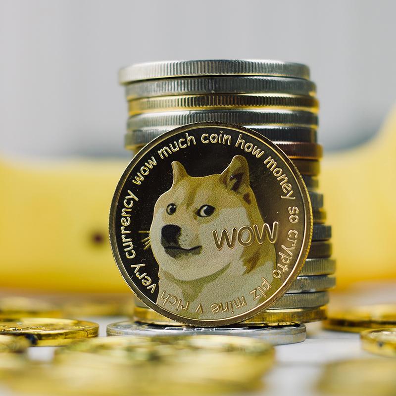 Norvo | UV Farge Trykk Dogecoin Minnemynt