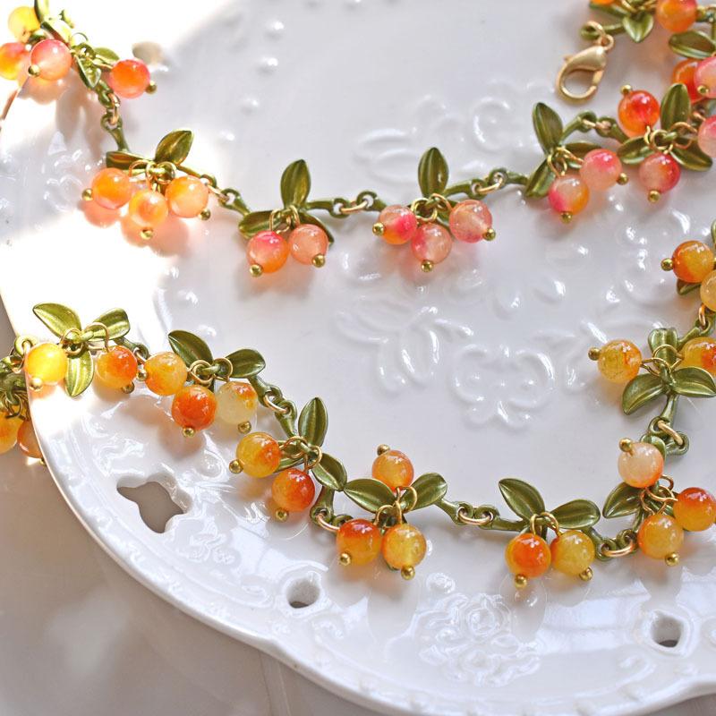 Norvo | Vintage Plante Frukt Armbånd