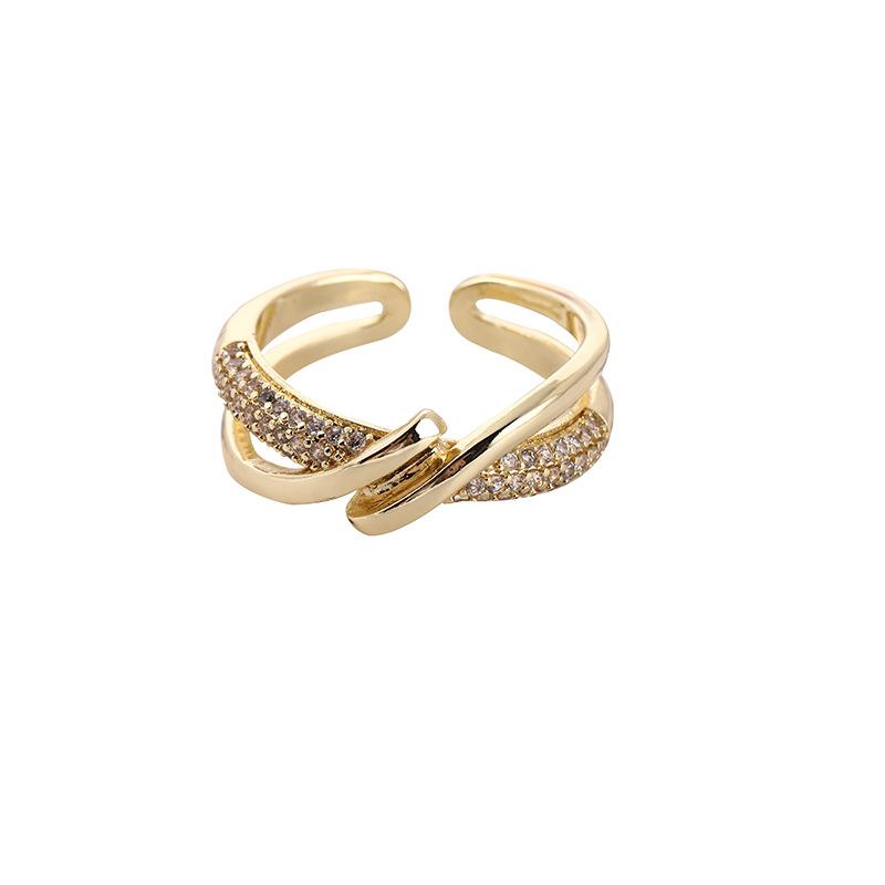 Norvo | Vintage gullbelagt justerbar ring