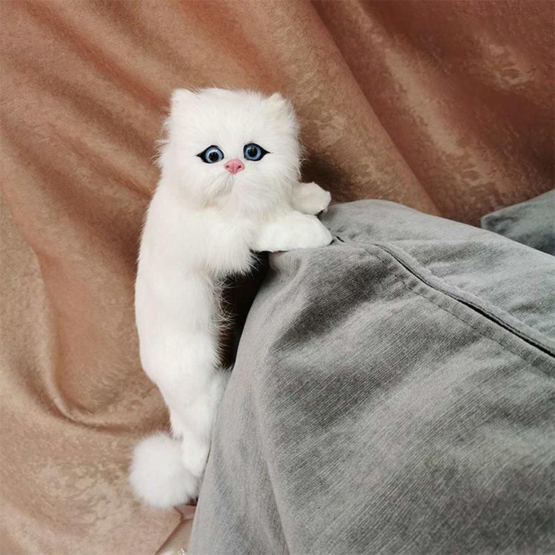 Norvo | Simulering Katt Plush Dukke Modell Dekorasjon