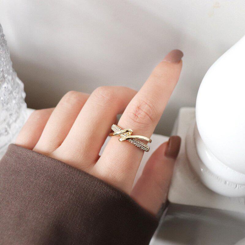 Norvo | Vintage gullbelagt justerbar ring