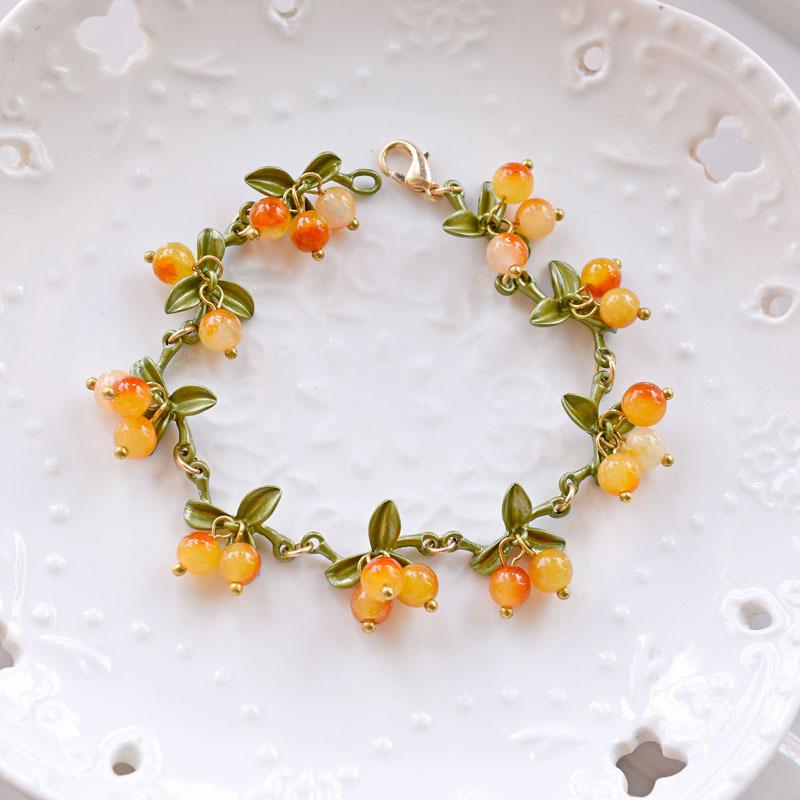 Norvo | Vintage Plante Frukt Armbånd
