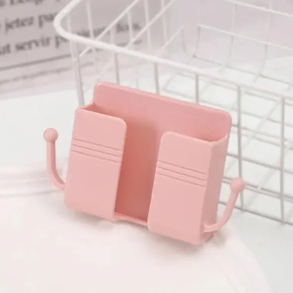 Norvo | Veggmontert for smarttelefon & fjernkontroll – Praktisk 2-i-1 organizer