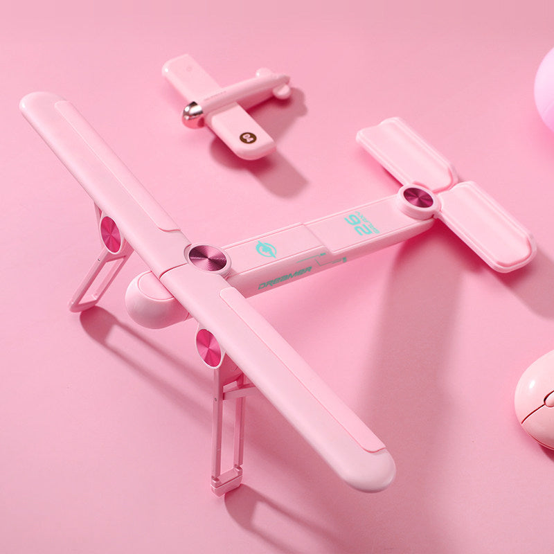 Norvo | Bærbar Foldbart Laptop Stativ, med Fire-nivå Justerbar Høyde og Vinkel, Stabil Støtte og Antiskli Design, for Kontor & Studium