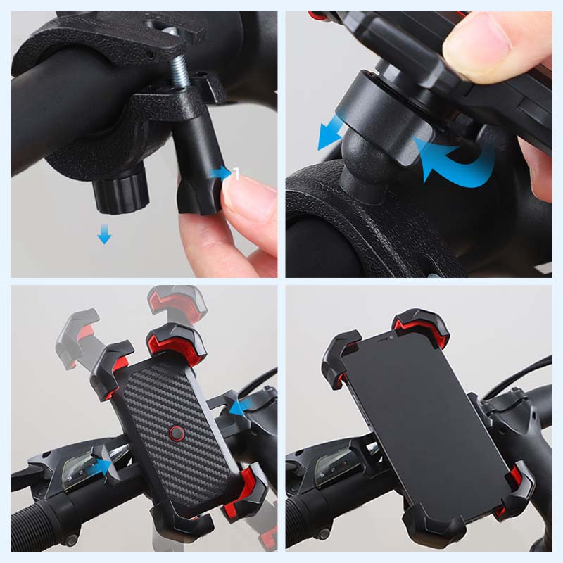 Norvo | Universal Sykkeleholder for telefon med 360° visning