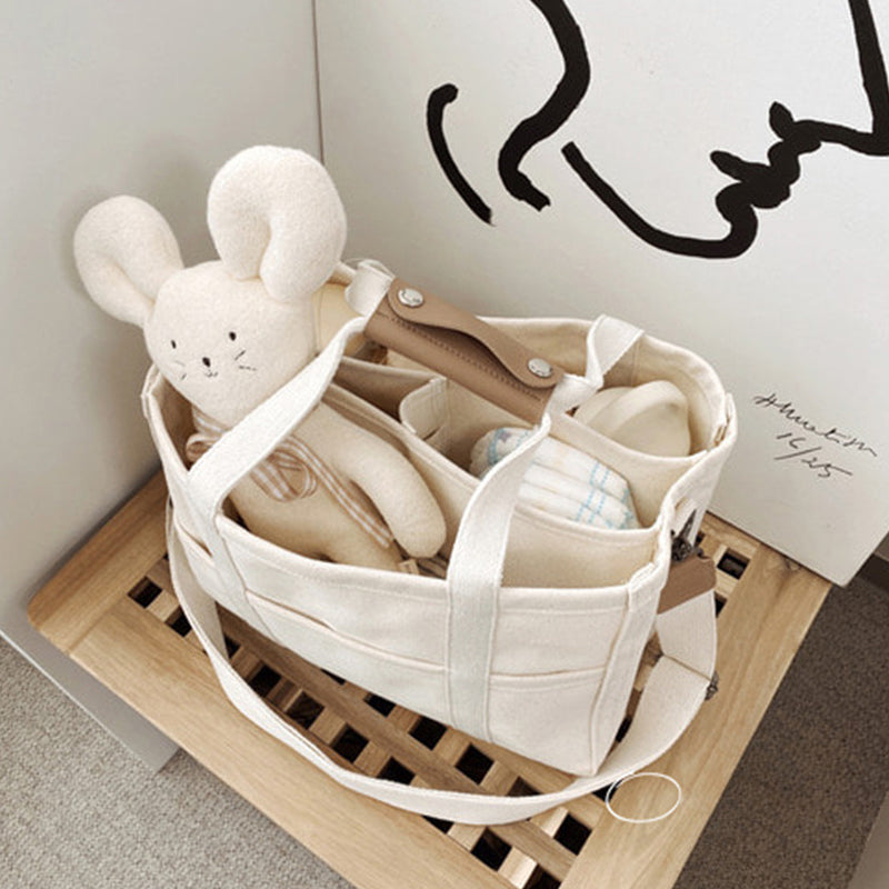 Norvo | Solid Color Canvas Shopper Bag