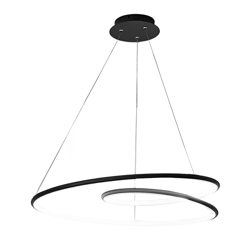 Moderne LED dimbar pendellampe - høydejusterbar taklampe for spisestue og stue