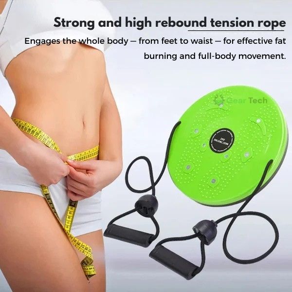 Norvo | Waist Whisper Twisting Disc Pro | Magnetisk Massasje Balansebrett for Kjerne Styrke & Midje Trening Hjemme