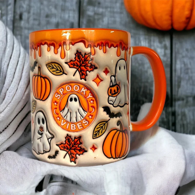 Norvo | Pumpkins kaffekopp med spøkelse