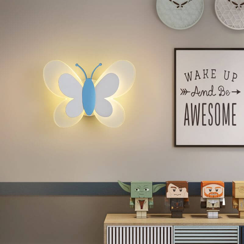 Norvo | LuminoArt – Vegglampe LED kreativ formet som en sommerfugl med 1 lys i akryl