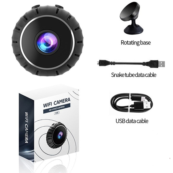 Norvo | Mini Bevegelsesdeteksjons Trådløs Natt Syn HD Sikkerhetskamera