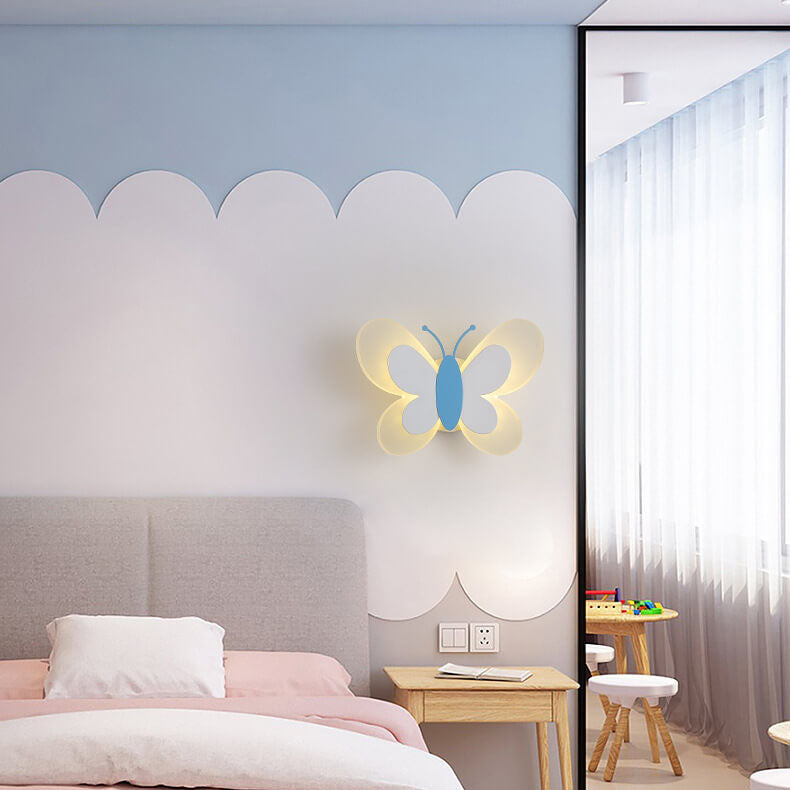 Norvo | LuminoArt – Vegglampe LED kreativ formet som en sommerfugl med 1 lys i akryl