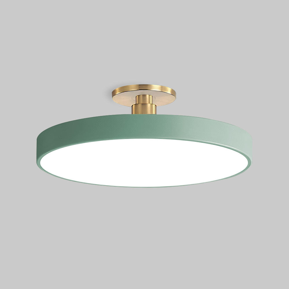 Norvo | Moderne LED Semi Flush Mount Taklampe | Energibesparende. Holdbart design for gang. Spisesal & Stue