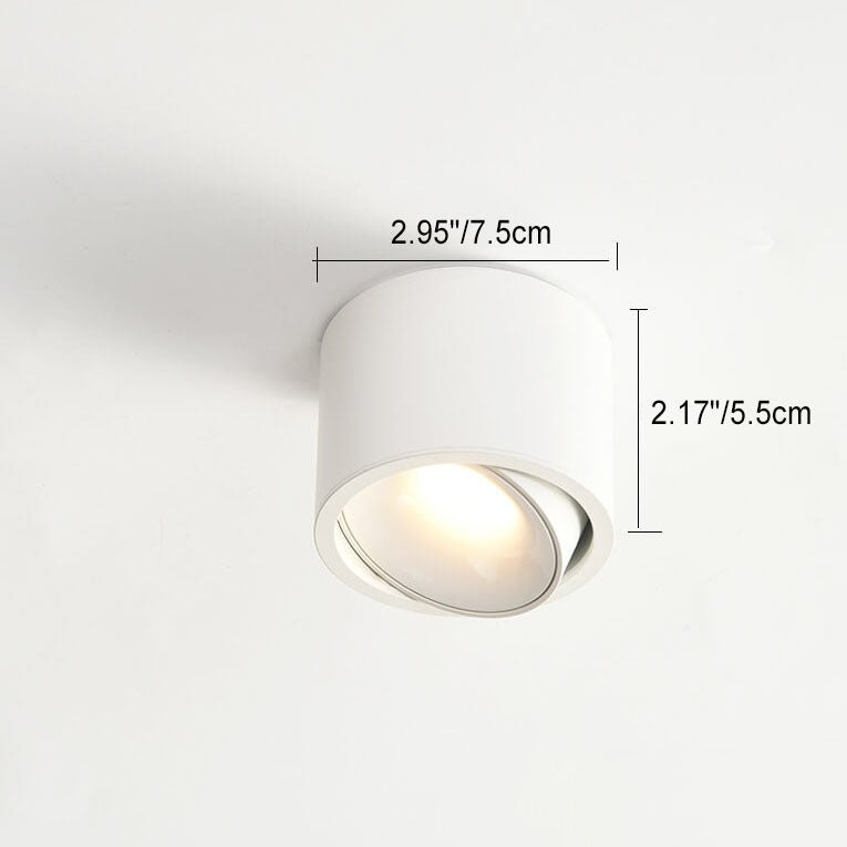 Norvo | Origo Minimalistisk LED Taklampe - Justerbar Rund Innfelt Lampe
