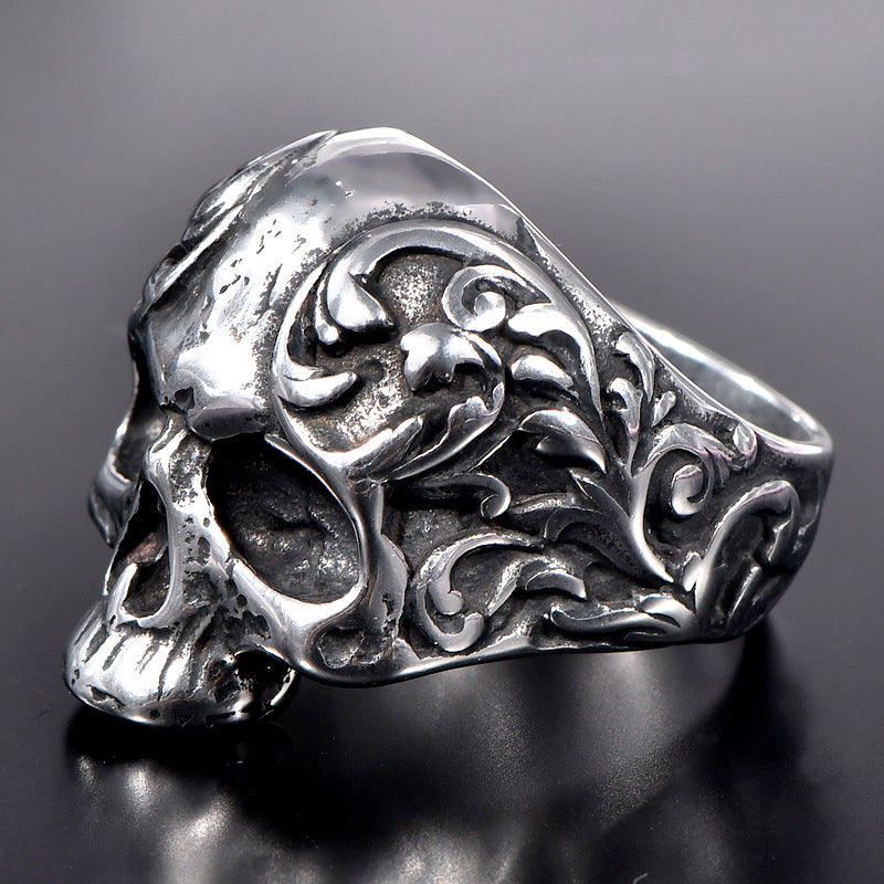 Norvo | Punk Stil Titan Hodeskalle Ring