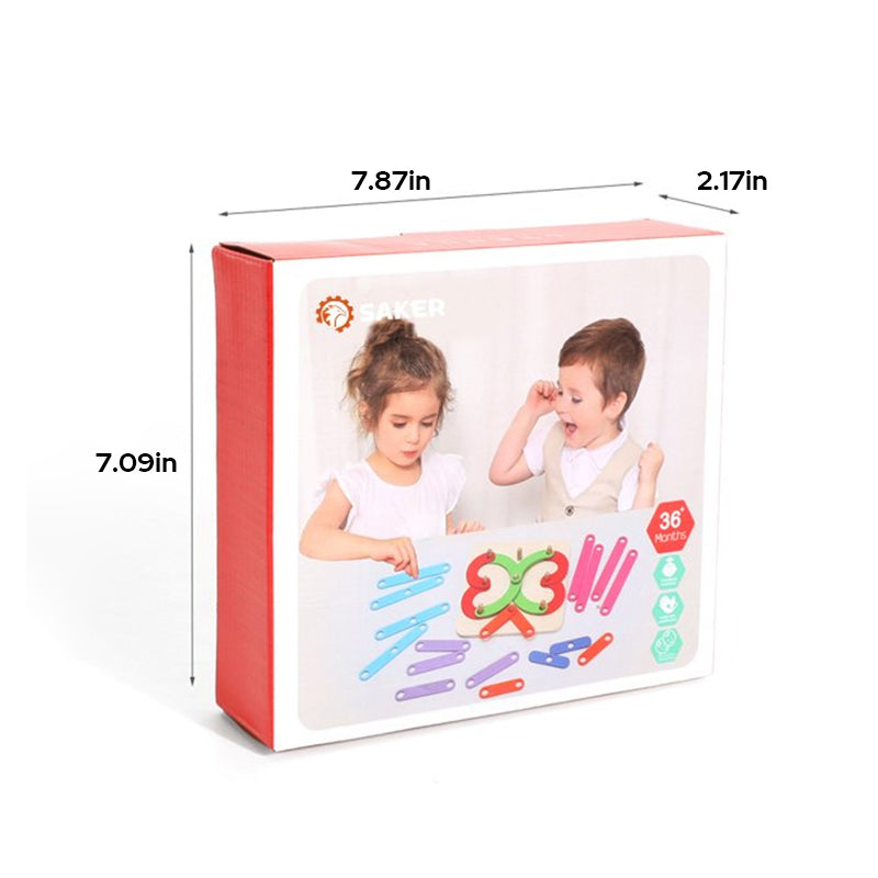 Norvo | Multifunksjonelle Montessori Søyler Collage Leketøy