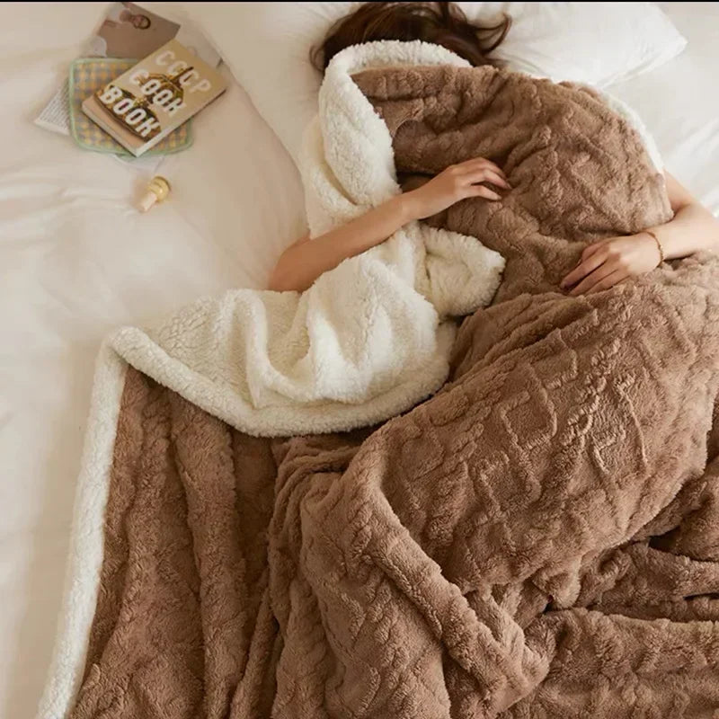 Norvo | Tykk Vinter Lammeull Kaste - WarmWool