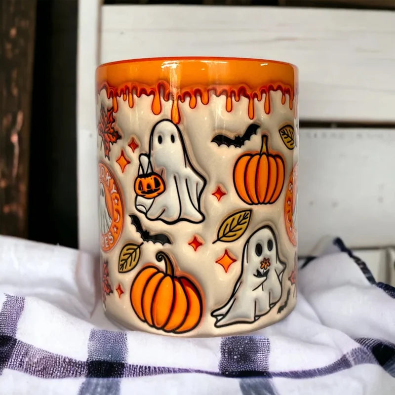 Norvo | Pumpkins kaffekopp med spøkelse