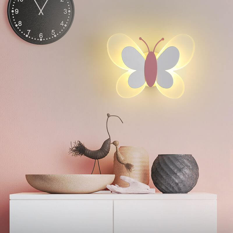 Norvo | LuminoArt – Vegglampe LED kreativ formet som en sommerfugl med 1 lys i akryl