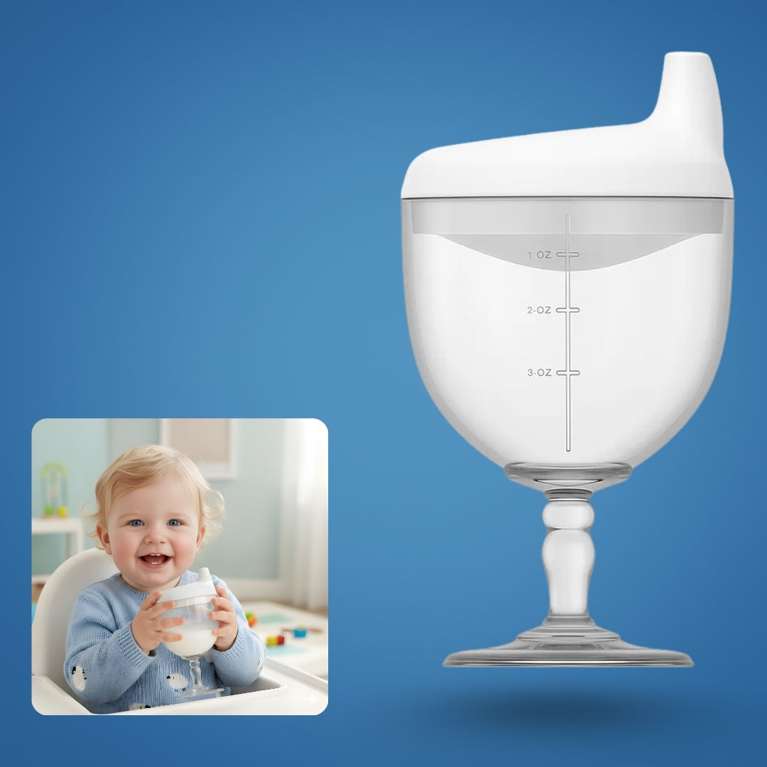 No-Spill Silikone – Easy-Grip Håndtak – Støtter Avvenning – Mess-Fri Drikking for Småbarn Norvo