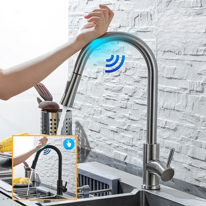 Norvo | Touchnickel – Intelligent blandebatteri med sensor