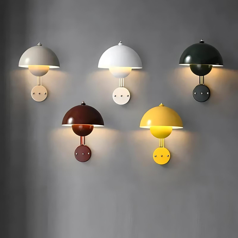 Norvo | GloomLamp | Moderne blank metall LED vegglampe