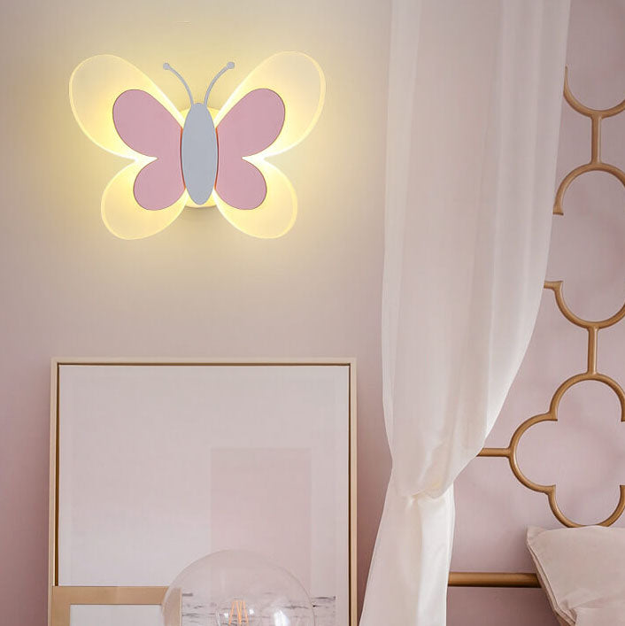 Norvo | LuminoArt – Vegglampe LED kreativ formet som en sommerfugl med 1 lys i akryl