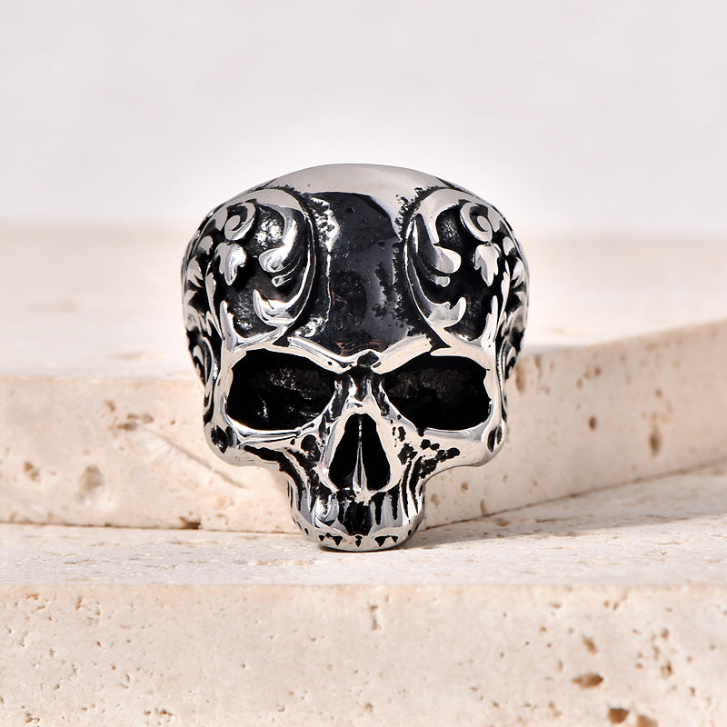 Norvo | Punk Stil Titan Hodeskalle Ring