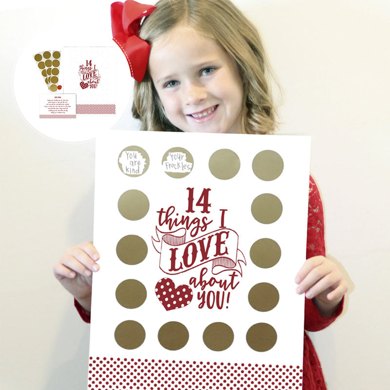 Norvo | Valentine's Scratching Advent "14 Ting Jeg Elsker Med Deg!"