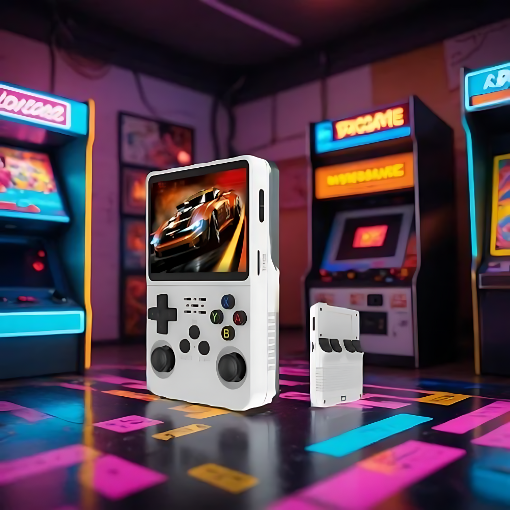 Norvo | Retro Revolution: Håndholdt spillkonsoll med HD-skjerm og USB-lading