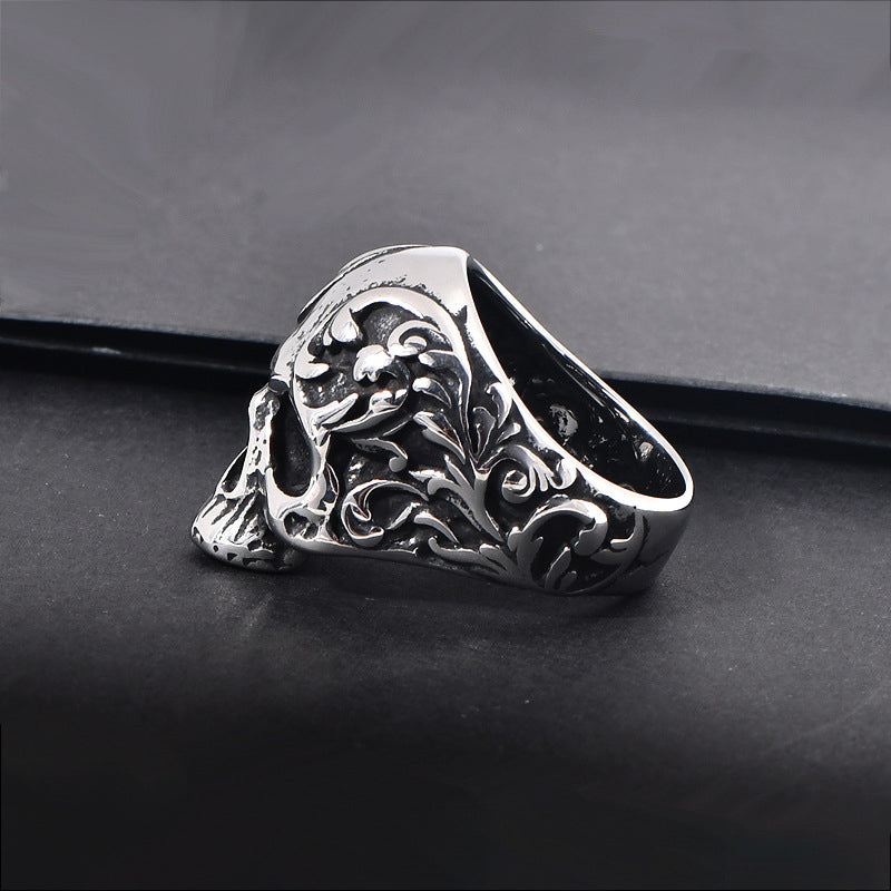 Norvo | Punk Stil Titan Hodeskalle Ring