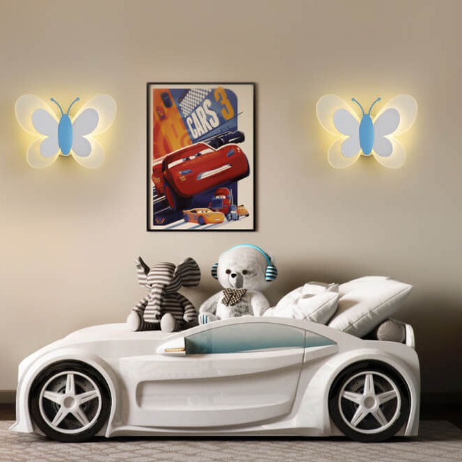 Norvo | LuminoArt – Vegglampe LED kreativ formet som en sommerfugl med 1 lys i akryl