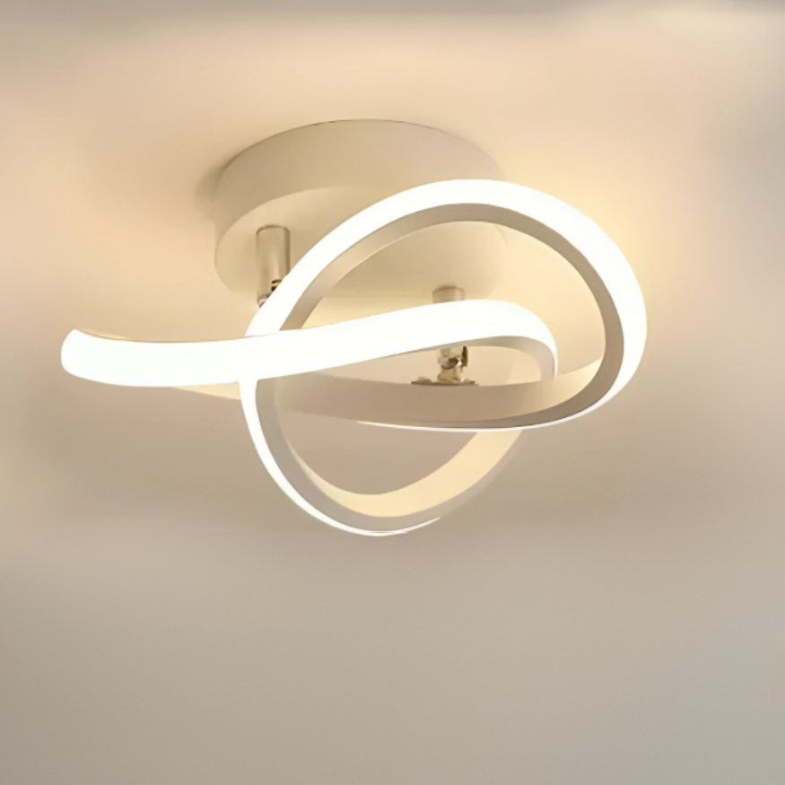 Lumineo Duo - Moderne LED Taklampe med 2 Ringer