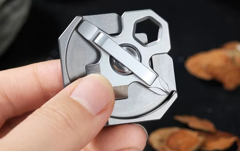Norvo | Titanium EDC Multi-verktøy - Skrutrekker, Skiftenøkkel, Kul Pendel