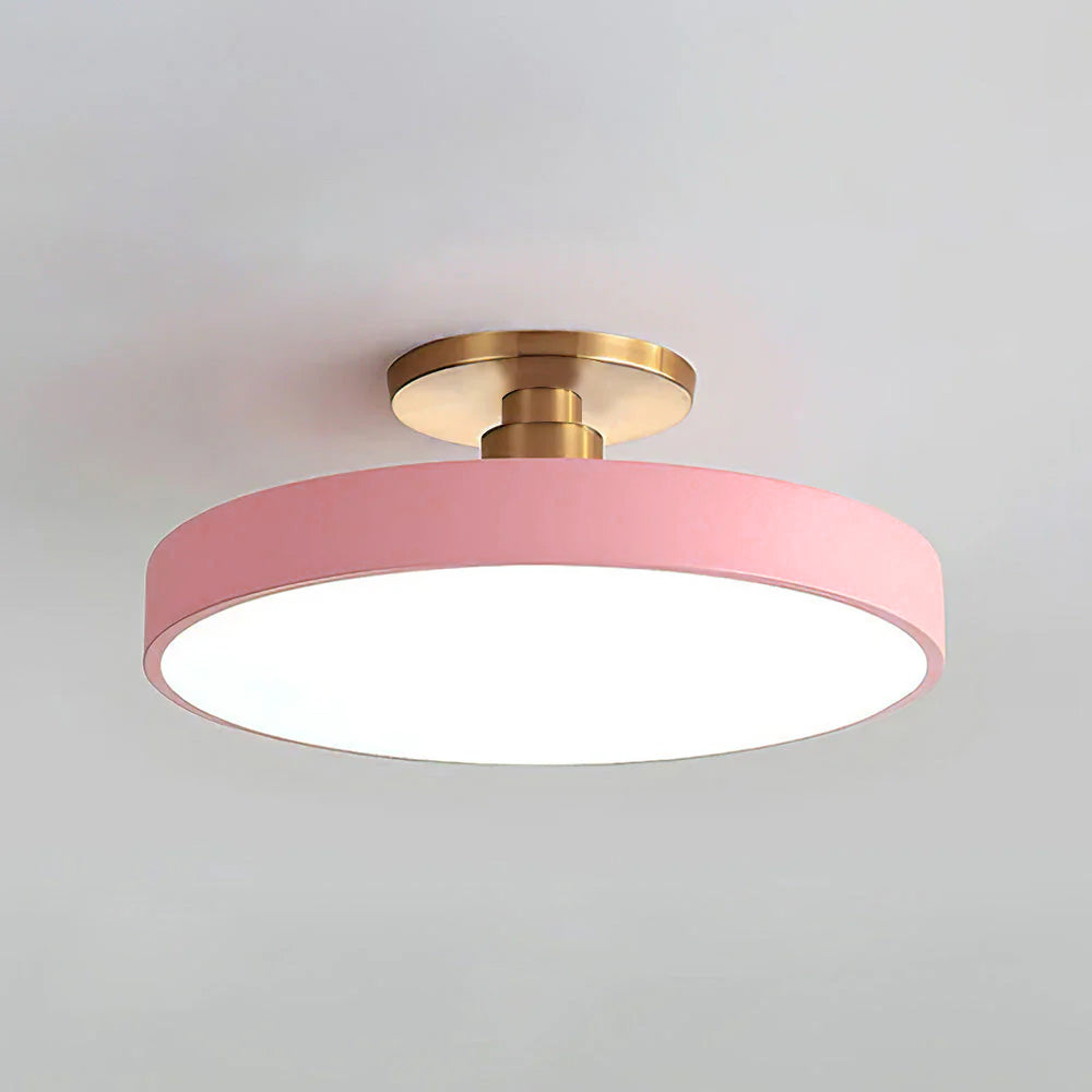 Norvo | Moderne LED Semi Flush Mount Taklampe | Energibesparende. Holdbart design for gang. Spisesal & Stue