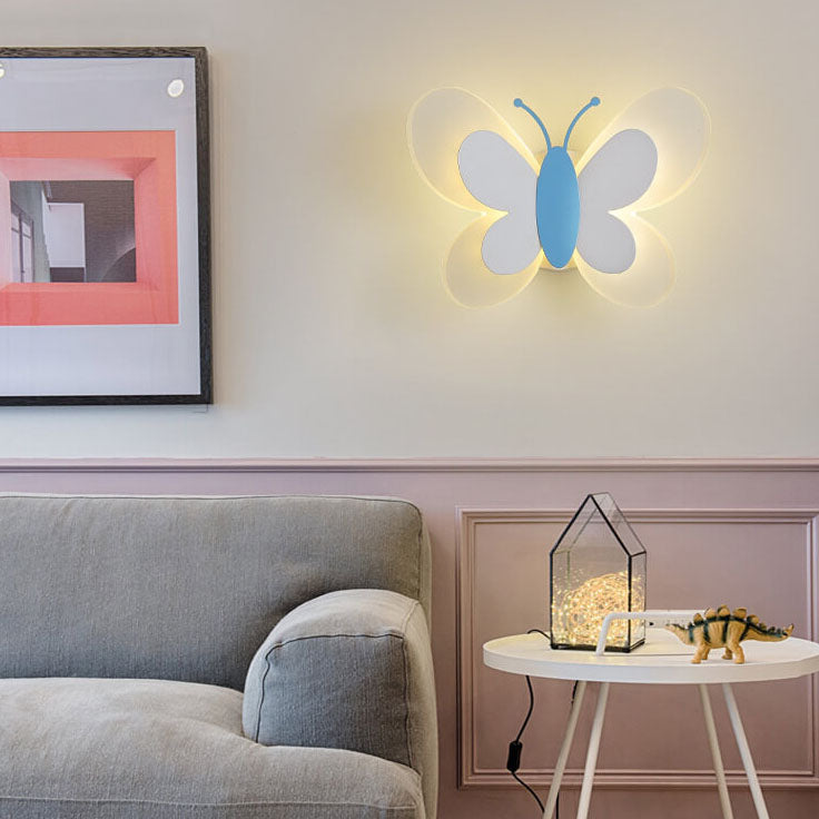 Norvo | LuminoArt – Vegglampe LED kreativ formet som en sommerfugl med 1 lys i akryl