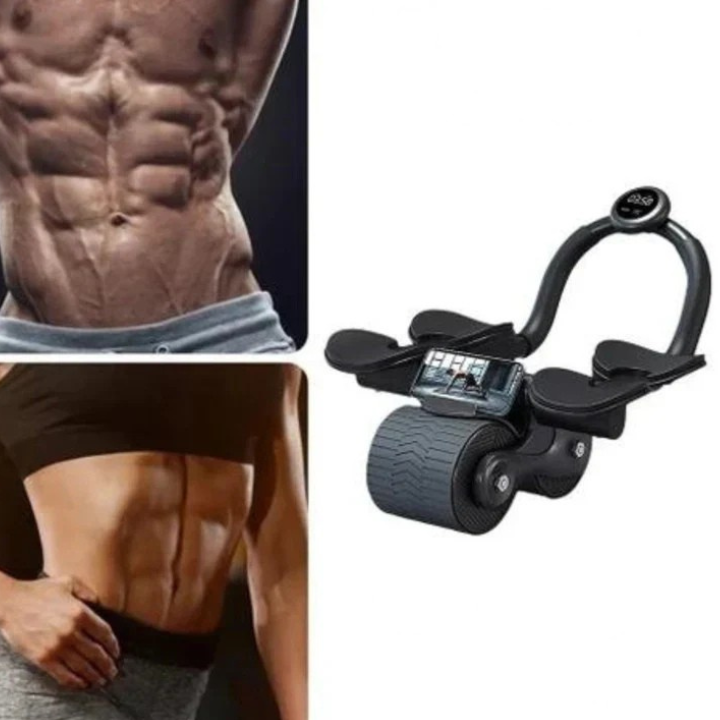 Norvo | Abdominal Muscle Training Device | Ergonomisk, 360° Bevegelse & Praktisk Telefonholder for Total-Kropp Trening hjemme
