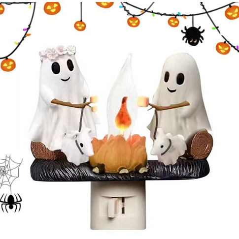 Norvo | 👻 Spøkelseshbål med flakkende nattlys 🎃 ❤️🔥
