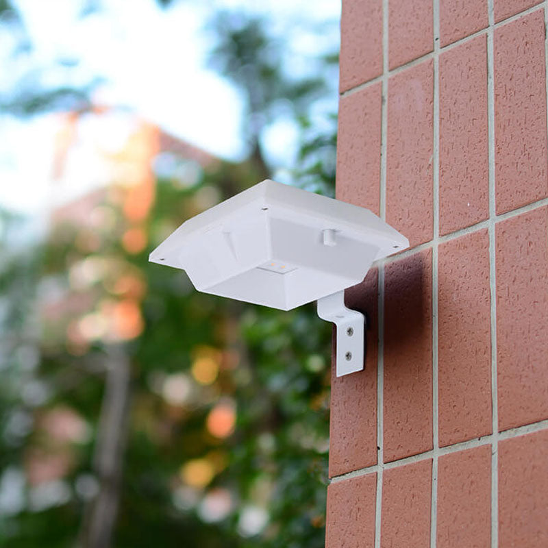 Norvo | Solar UFO-formet design gjerde lys LED utendørs vegglampe