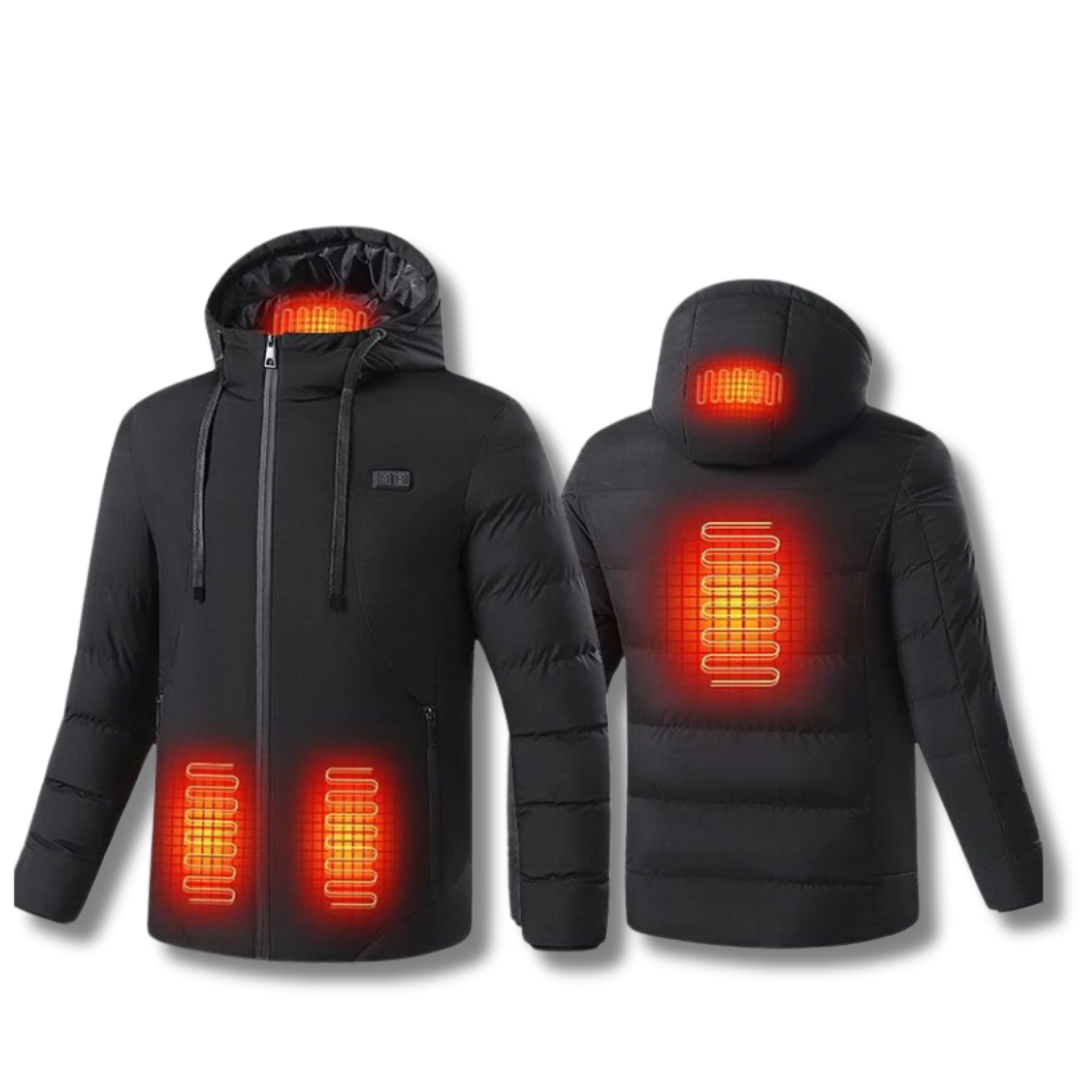 Norvo | Varmet Puffer Jakke – Oppladbare Varmejakker med Batteripakke, Beste Varme Vinterfrakk for Menn & Kvinner UK