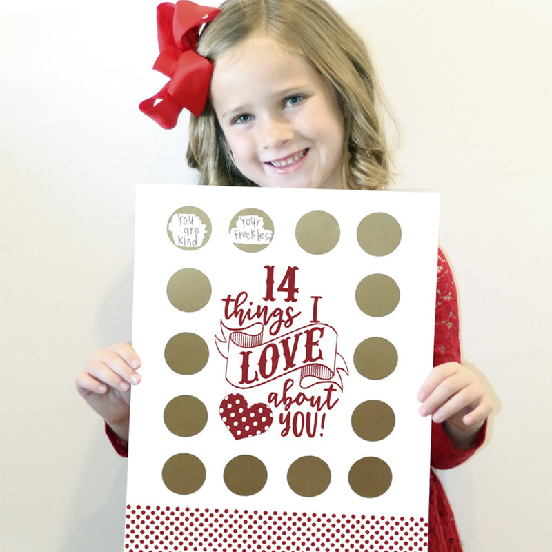 Norvo | Valentine's Scratching Advent "14 Ting Jeg Elsker Med Deg!"