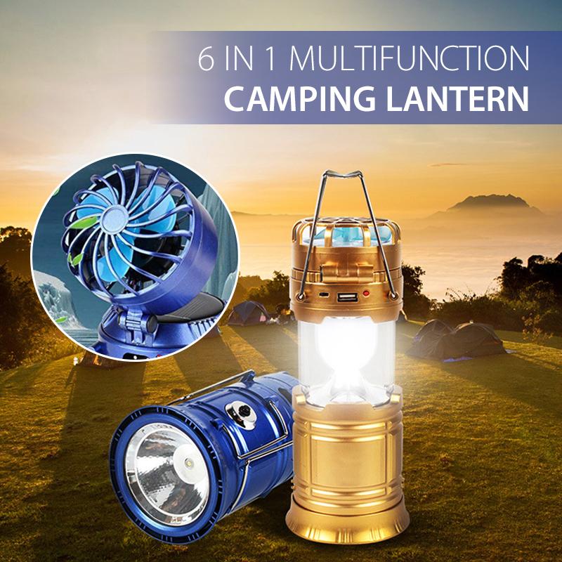 Norvo | 6 I 1 Multifunksjonell Campinglykt